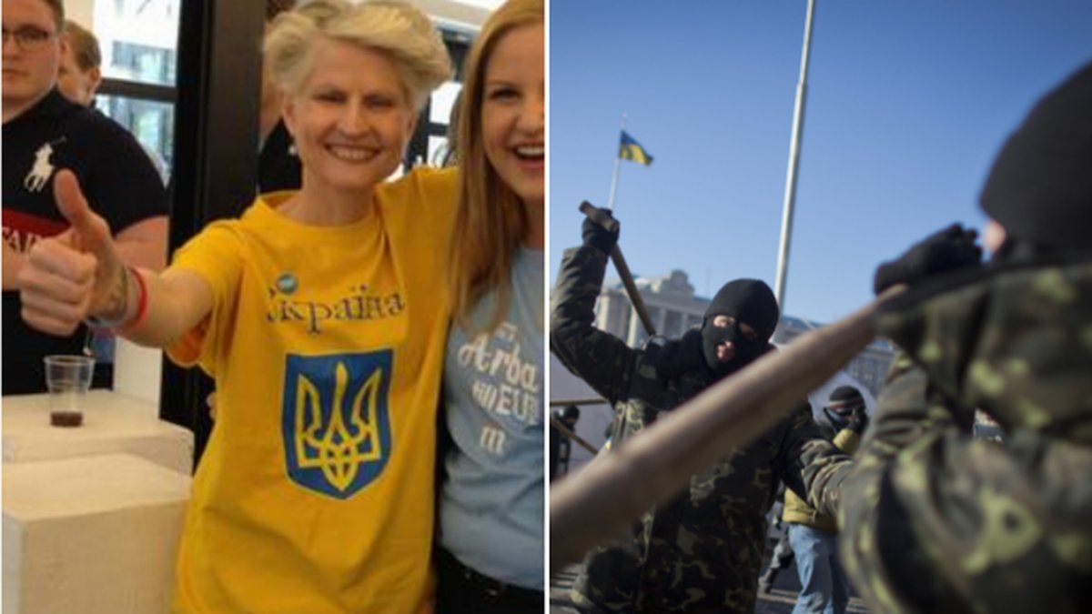 Anna Maria Corazza Bildt tar ställning för Ukraina mot Ryssland.